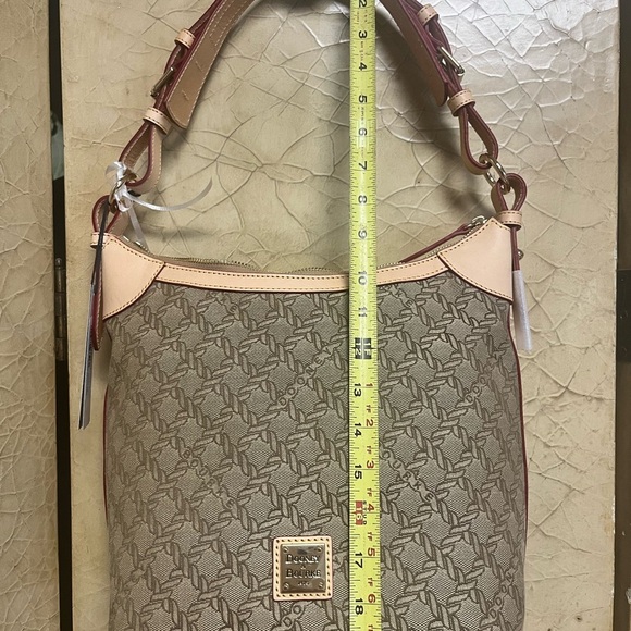 Dooney & Bourke Jacquard Maritime Hobo Sac  Nwt - Picture 11 of 12